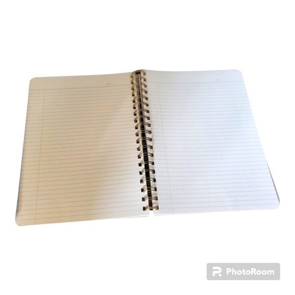 Fringe Studio Blue Dogs & Coffee Forever Faux Leather Spiral Journal Notebook - Picture 5 of 8